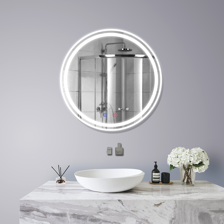 Round LED Bathroom Mirror DIM