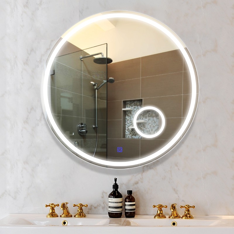 Magnifying Round Bathrroom Mirror DIM