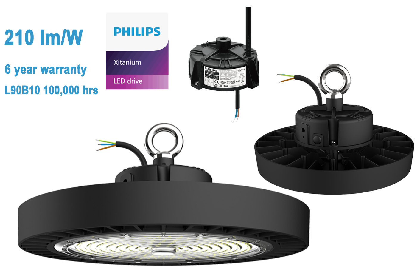 210 lm/W UFO LED Highbay Light